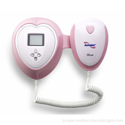 Fetal Heart Doppler Monitor, CE/FDA Marks, LCD Back-light Display, 5 Baby Music for Pregnancy Use